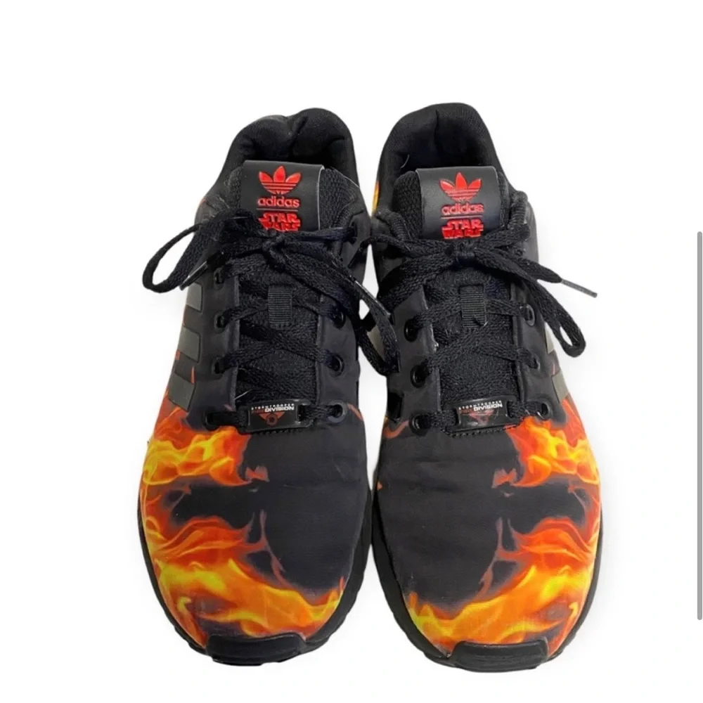 Adidas ZX Flux Torsion RARE Star Wars flames sneakers size 7